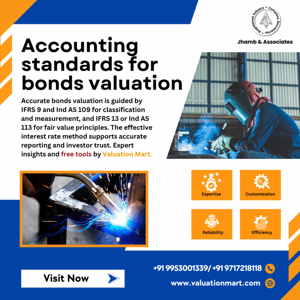 Accounting standards for bonds valuation